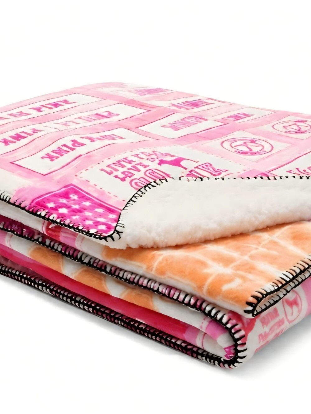 VS PINK Friday Cozy Plush Blanket - Picture 2 of 4